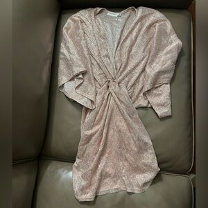 Flounce London ASOS Pink Glitter Dress